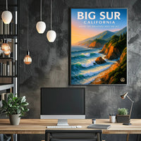 Big Sur - Where the Mountains Meet the Sea Poster PosterGoat