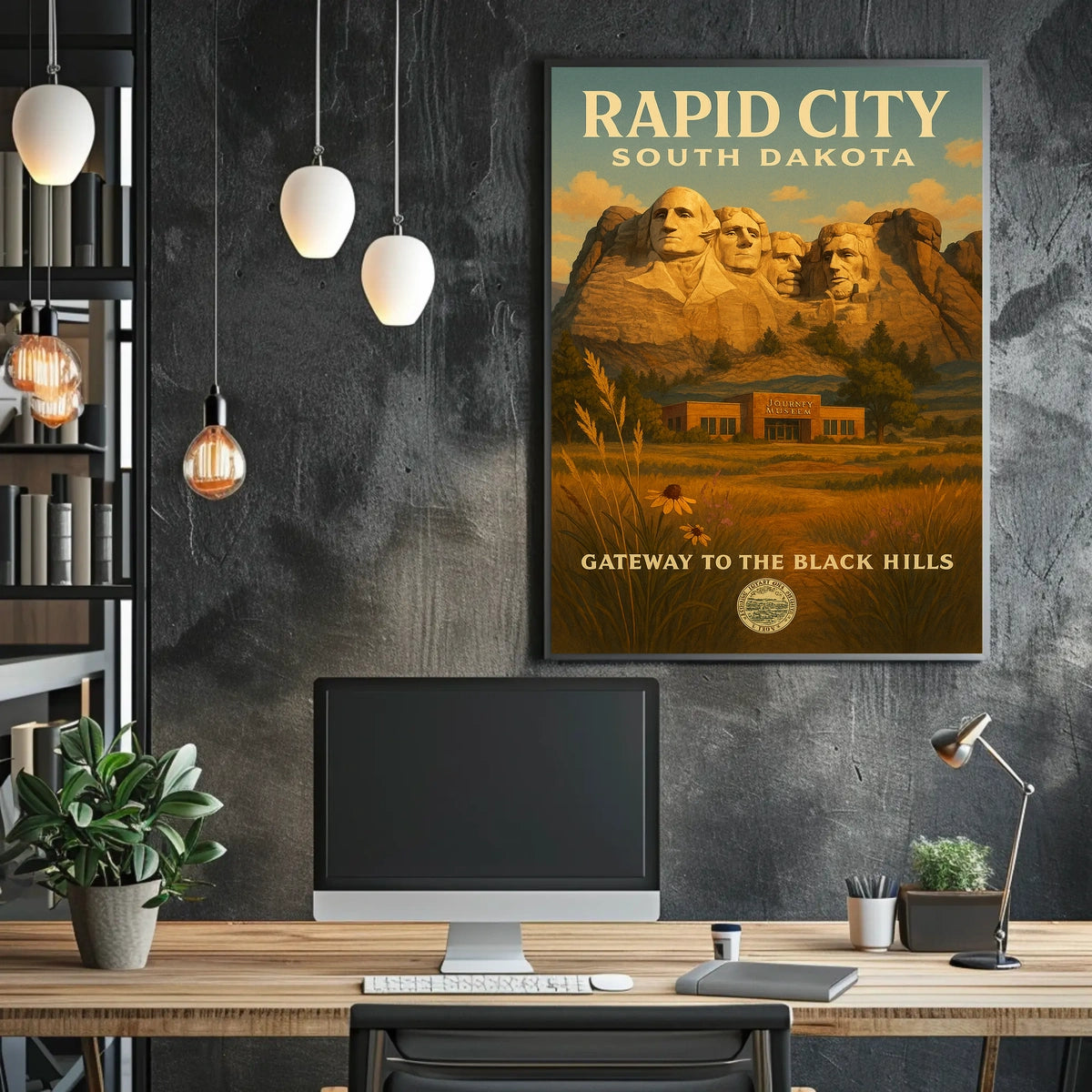 Gateway to the Black Hills Poster