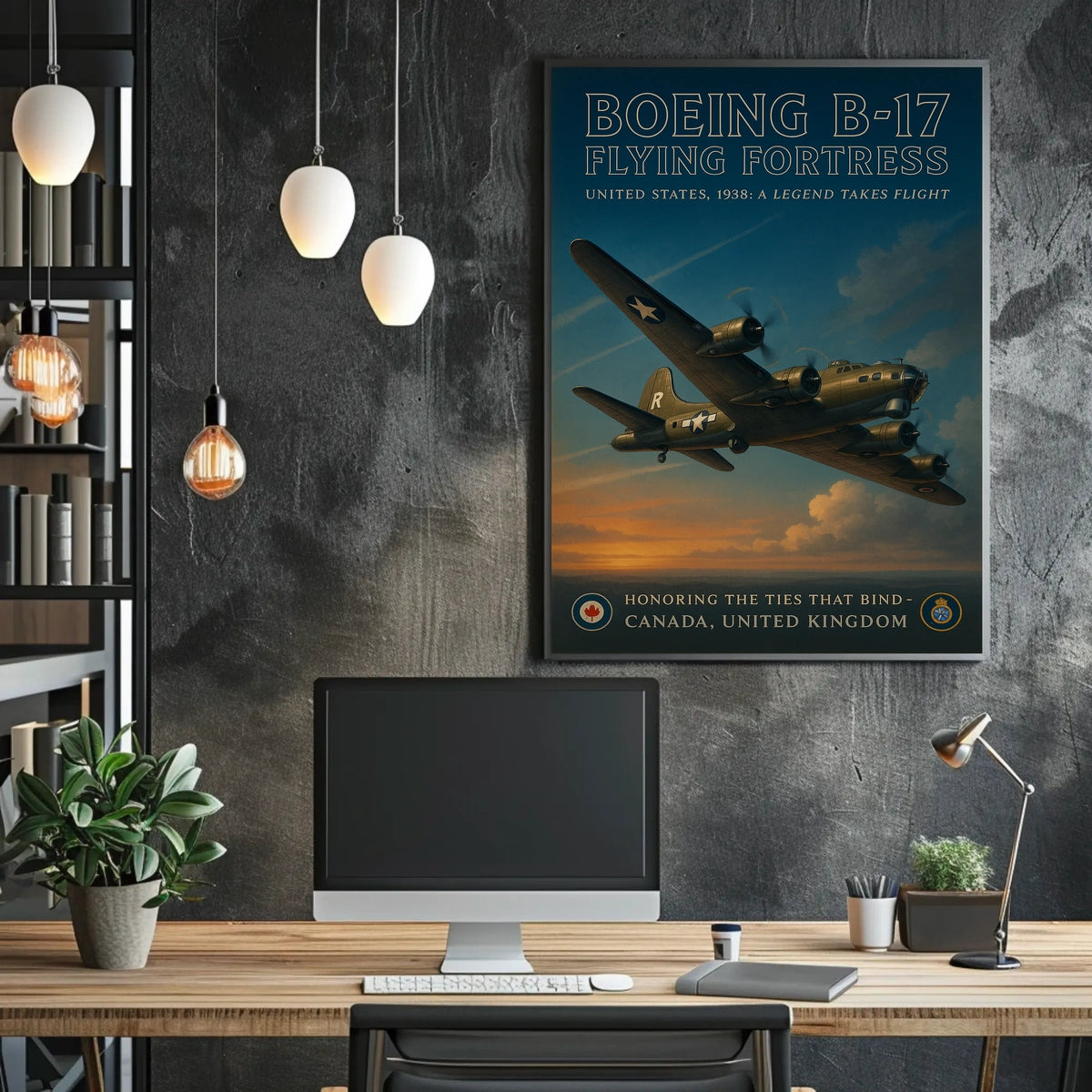 Boeing B-17 Flying Fortress Poster