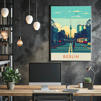 Vibrant Berlin Cityscape Poster
