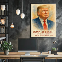 Visionary in Command Donald Trump Poster