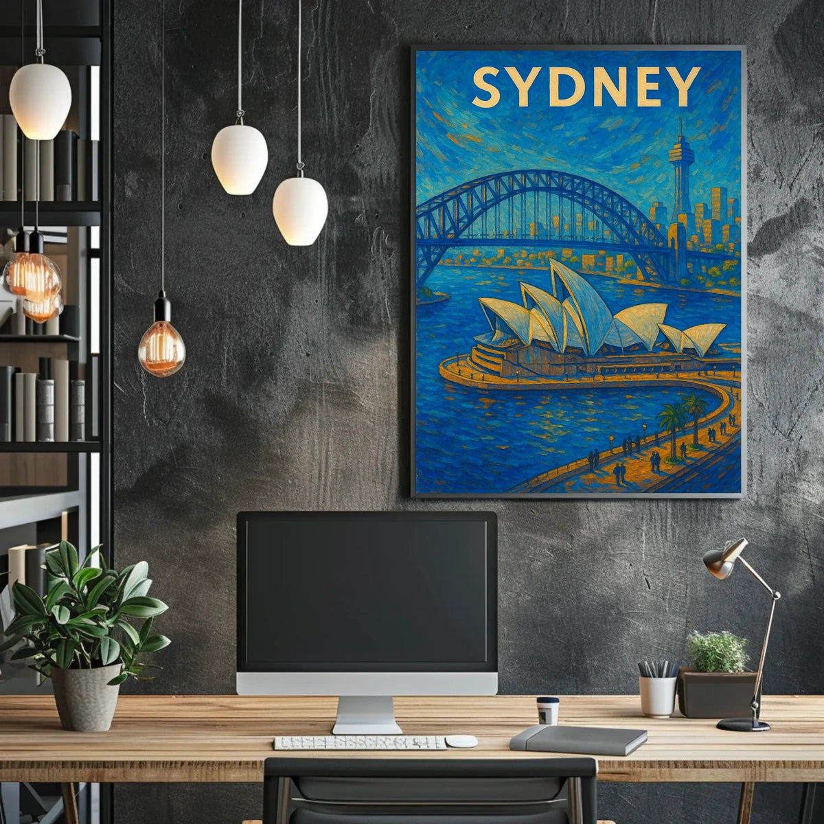 Sydney Skyline Poster