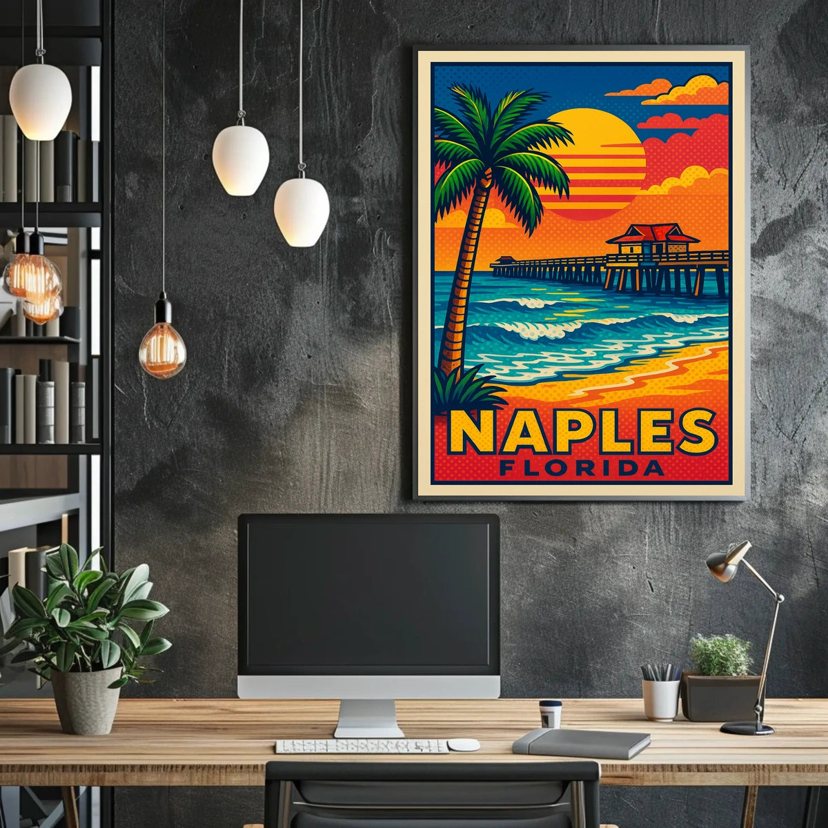 Naples, Florida Tropical Paradise Poster