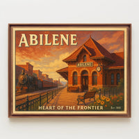 Abilene Heart of the Frontier Poster Print