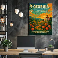 Georgia Heart Of The South Poster