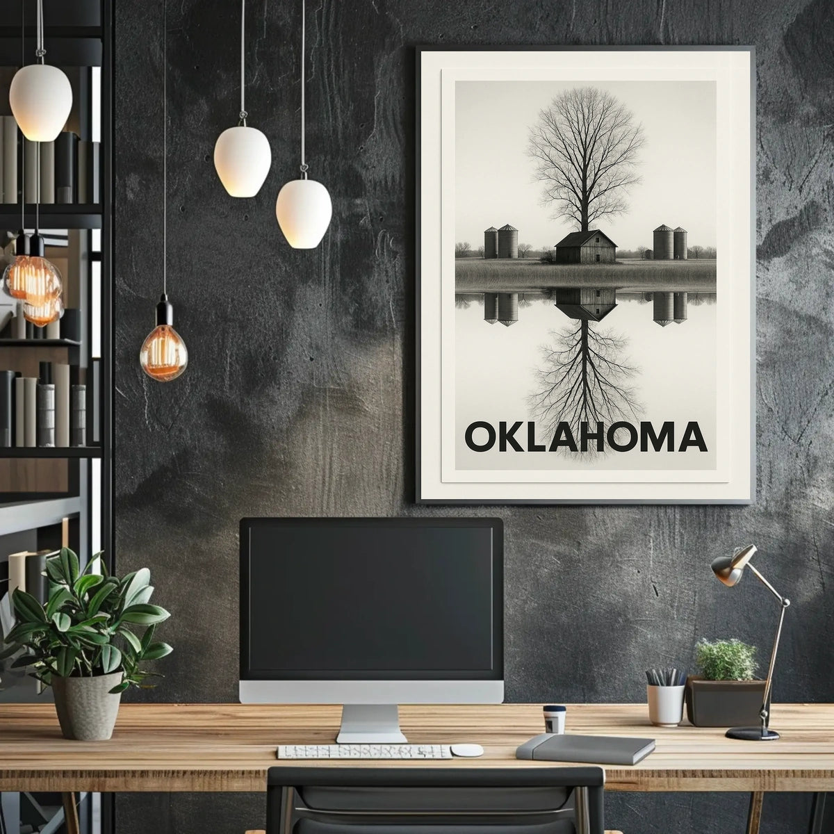 Oklahoma Reflection Poster