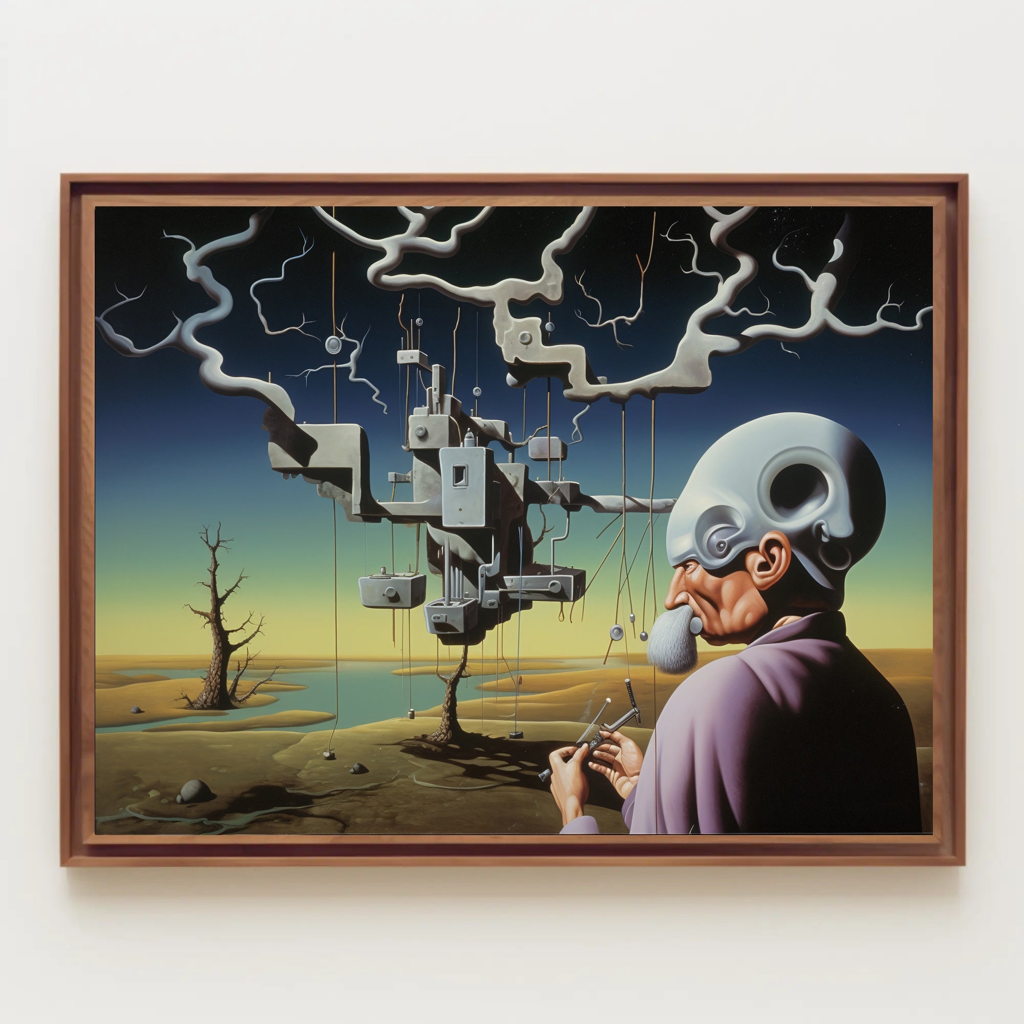 Futuristic Invention Abstract Surreal Art Sci-Fi Poster