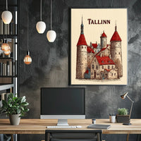 Tallinn A Historic Cityscape Poster