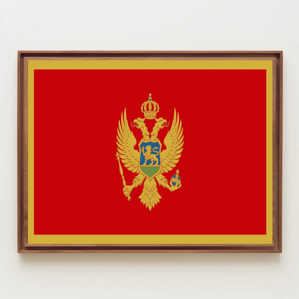 Montenegro Flag Poster