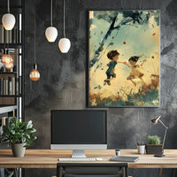 Vintage Art Deco Travel Destination Poster