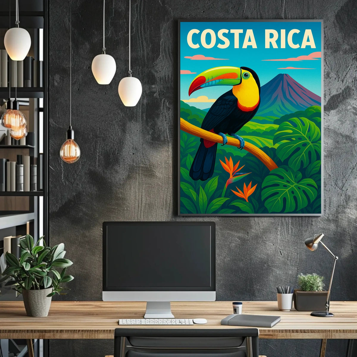 Costa Rica Tropical Paradise Poster