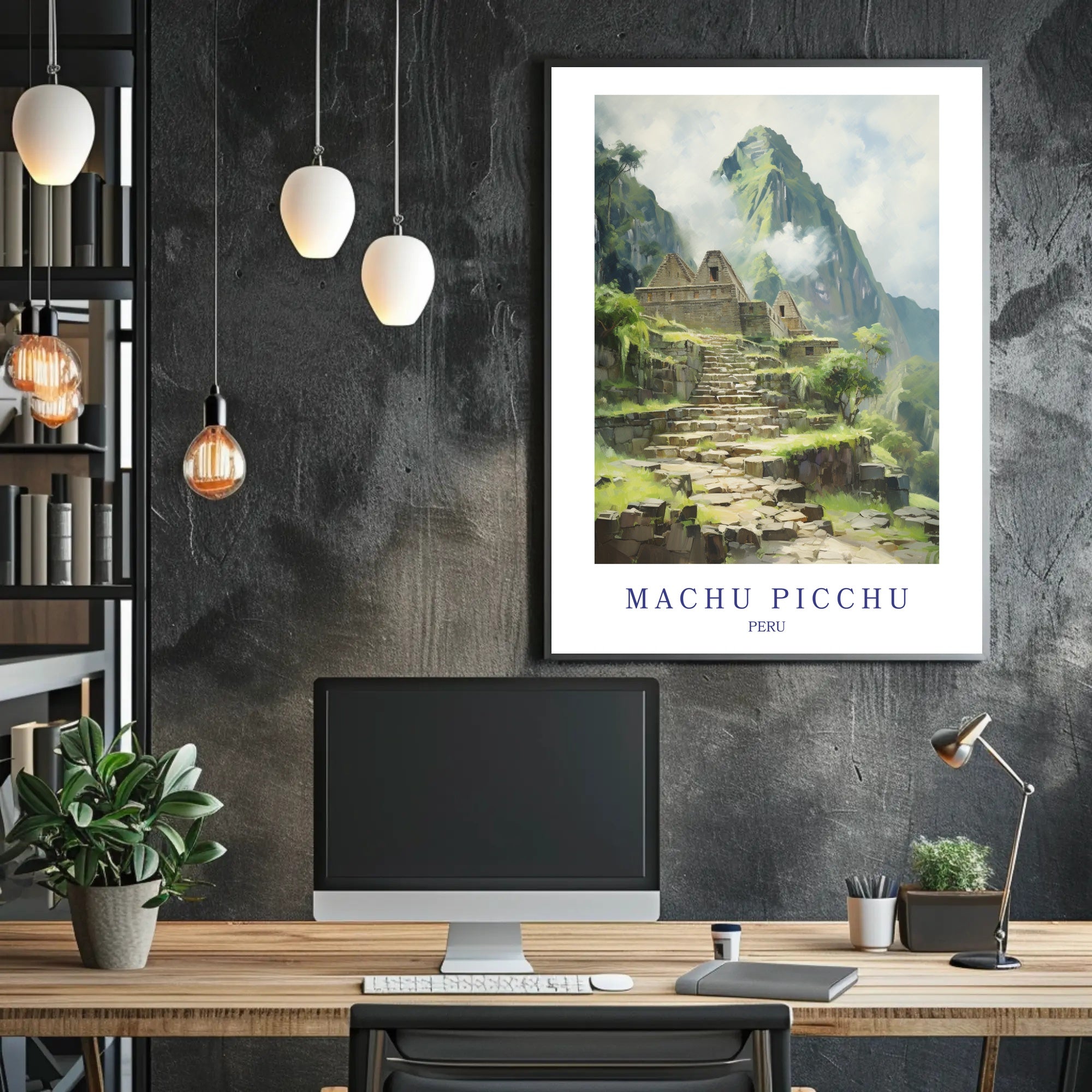 Machu Picchu Journey: Serene Beauty Travel Poster PosterGoat