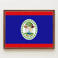 Belize Flag Poster