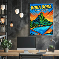 Bora Bora Island Paradise Poster