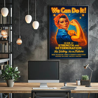 Icon of Strength and Determination Poster