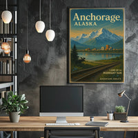 Discover Anchorage, Alaska Poster