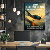 Douglas SBD Dauntless The Dive Bomber Poster PosterGoat
