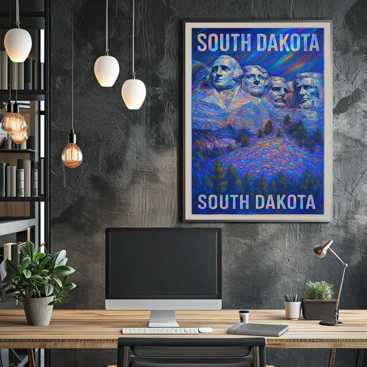 Mount Rushmore In South Dakota Poster