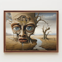 Tree-Face Surreal Landscape Fantasy or Mythology Poster