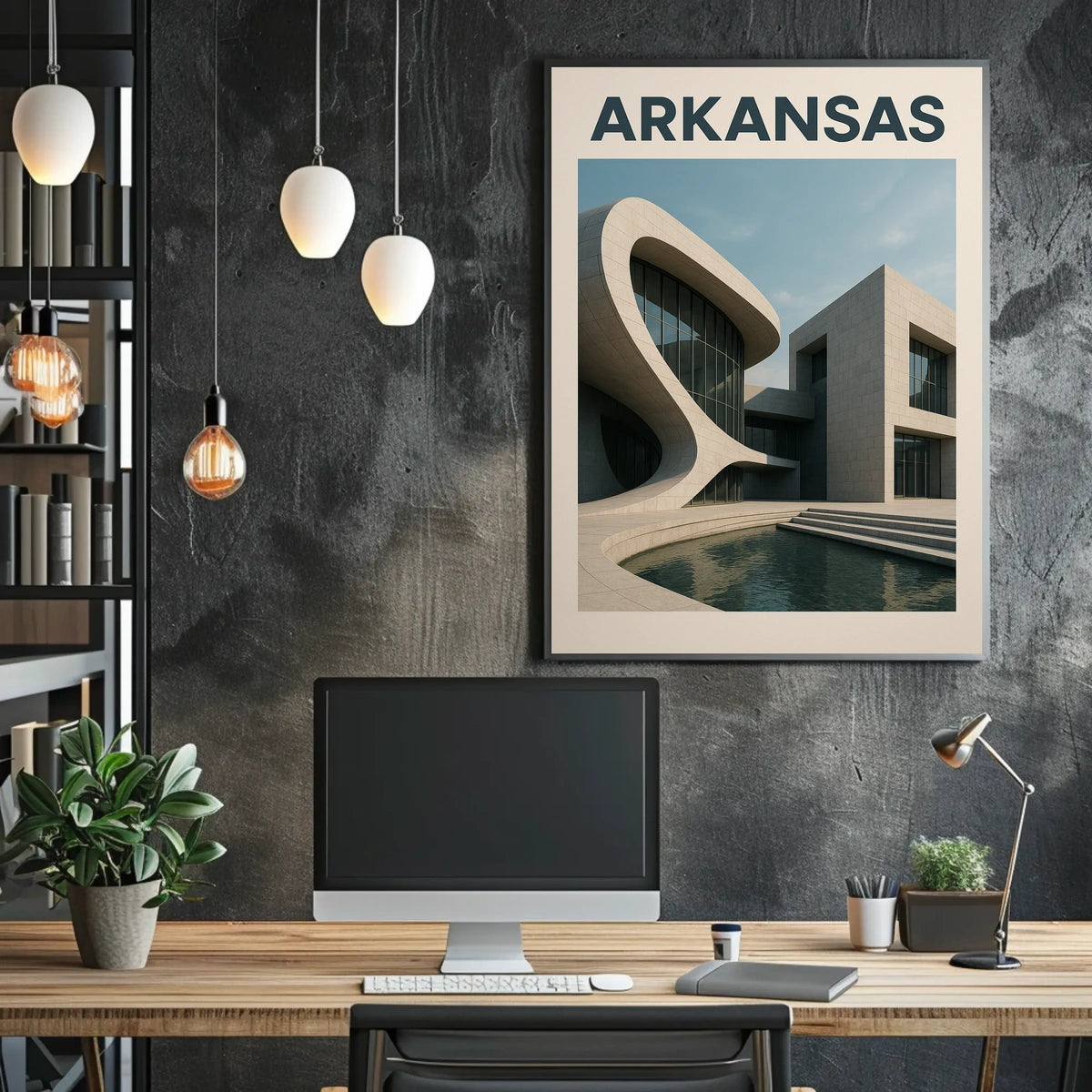 Modern Architecture In Arkansas Modern Poster