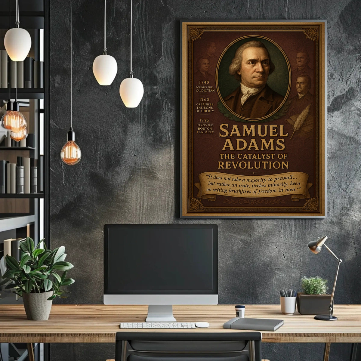 Samuel Adams The Catalyst of Revolution Poster