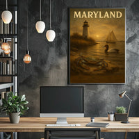 Maryland Coastal Serenity Poster
