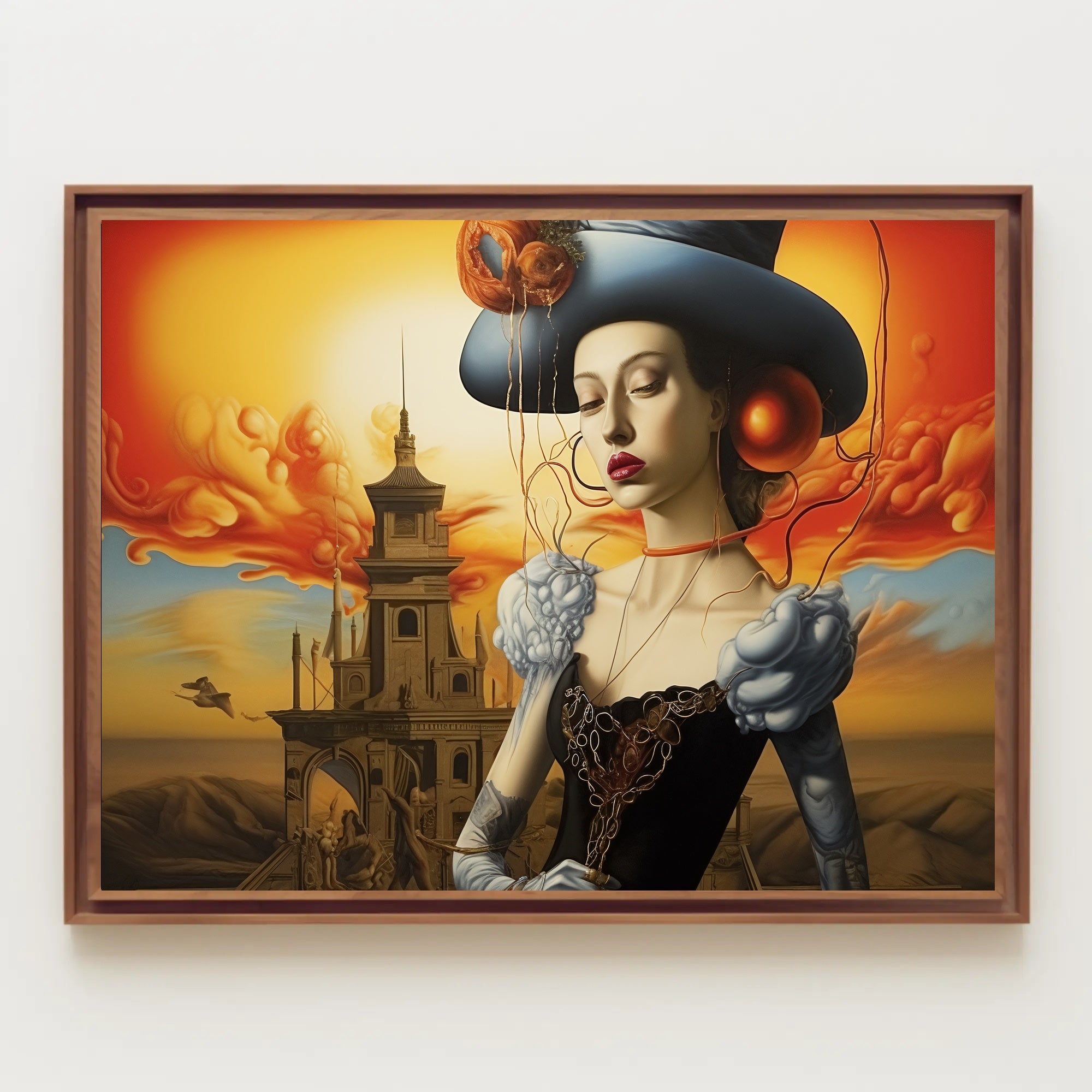 Dreambound Muse – Surreal Fantasy & Reality Poster