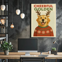 Cheerful Golden Poster