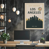Los Angeles City Edition Poster PosterGoat