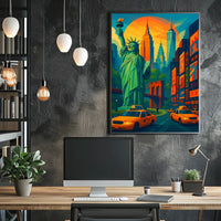 New York City Vibes Description Immerse yourself in the Poster