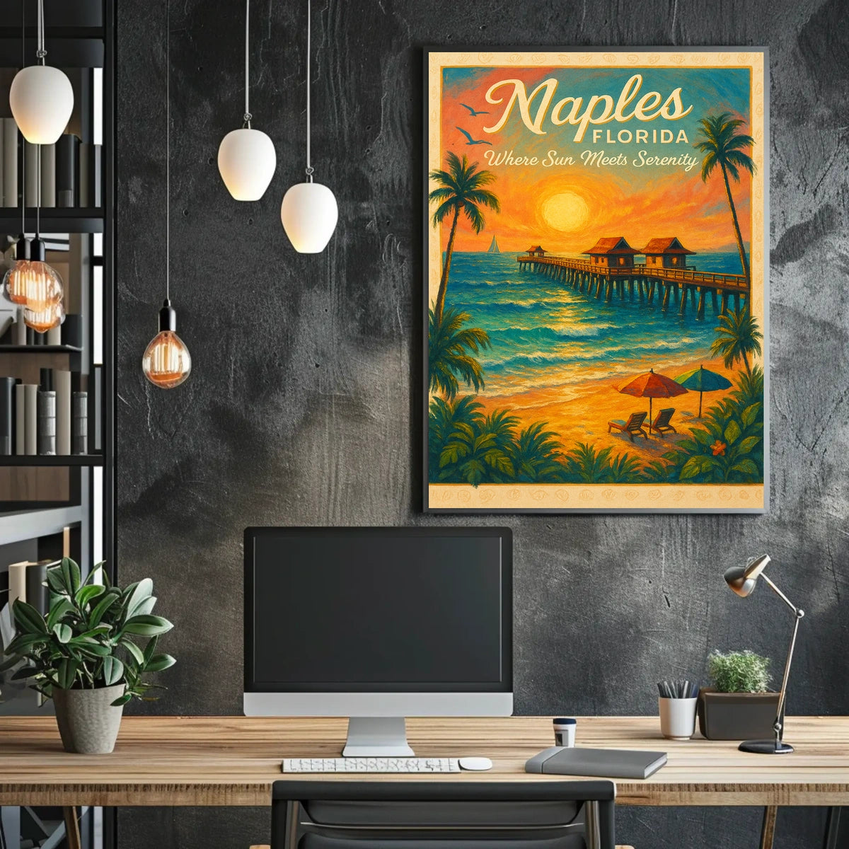 Naples, Florida Where Sun Meets Serenity Poster