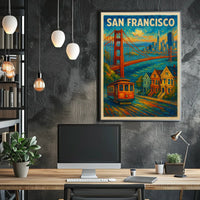 Vibrant San Francisco Poster