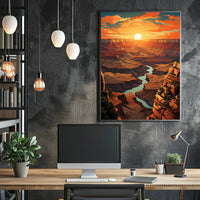 Grand Canyon Sunset Poster