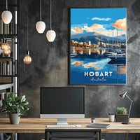 Hobart Scenic Harbor Travel Poster