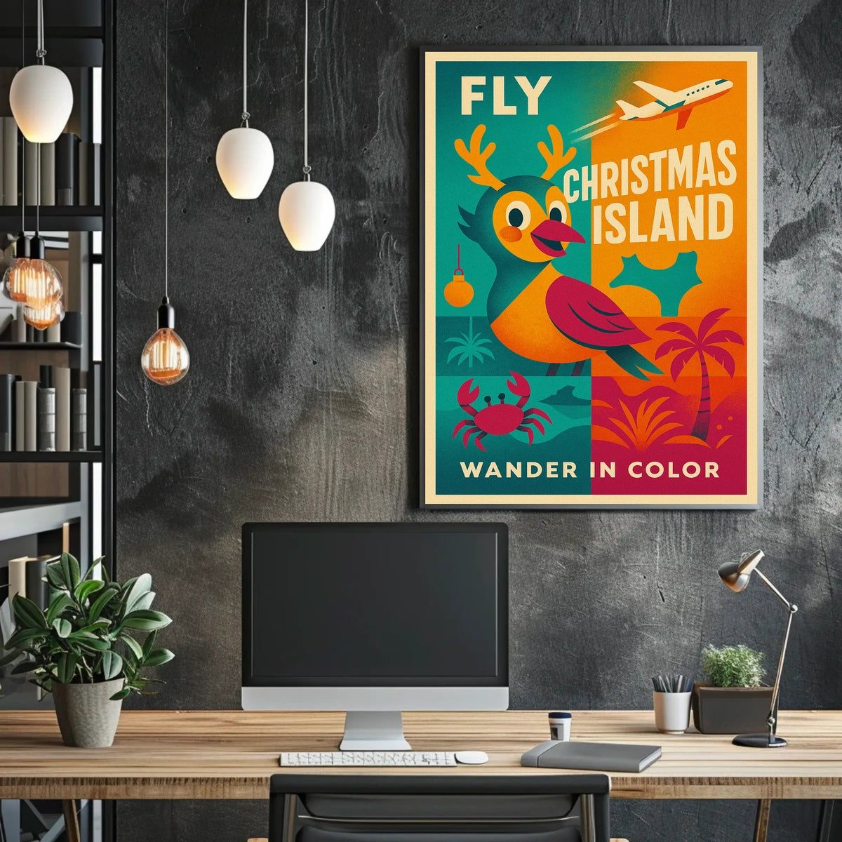 Fly to Christmas Island Poster