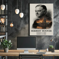 Herbert Hoover 31st President of the United States Reflections Poster
