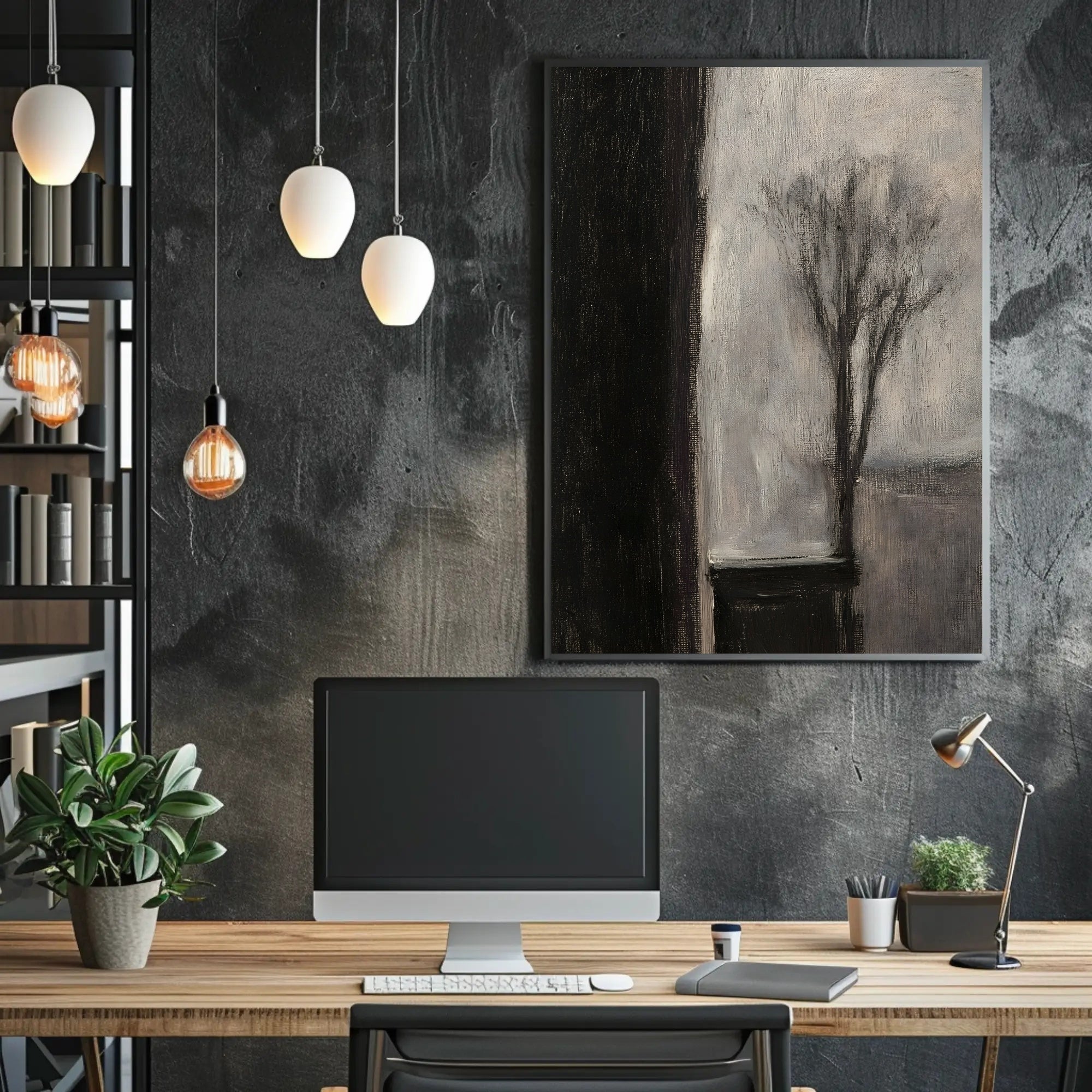 Abstract Dreamscape Modern Artistic Poster Print PosterGoat