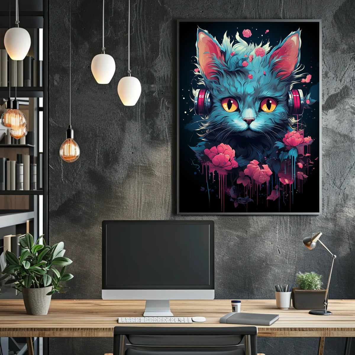 Feline Fantasy Poster