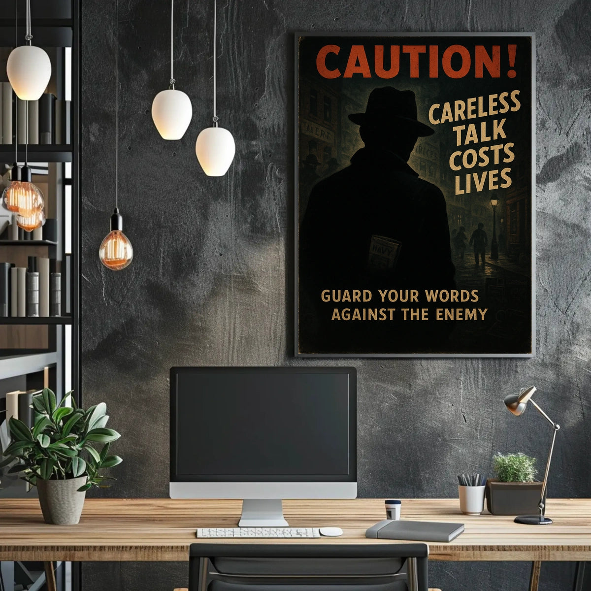 Caution Careless Talk Costs Lives Poster