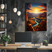 Grand Canyon Sunset Poster