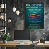 Kribensis Freshwater Fish Poster