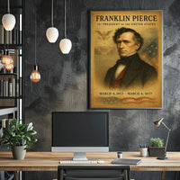 Franklin Pierce 14Th President Poster
