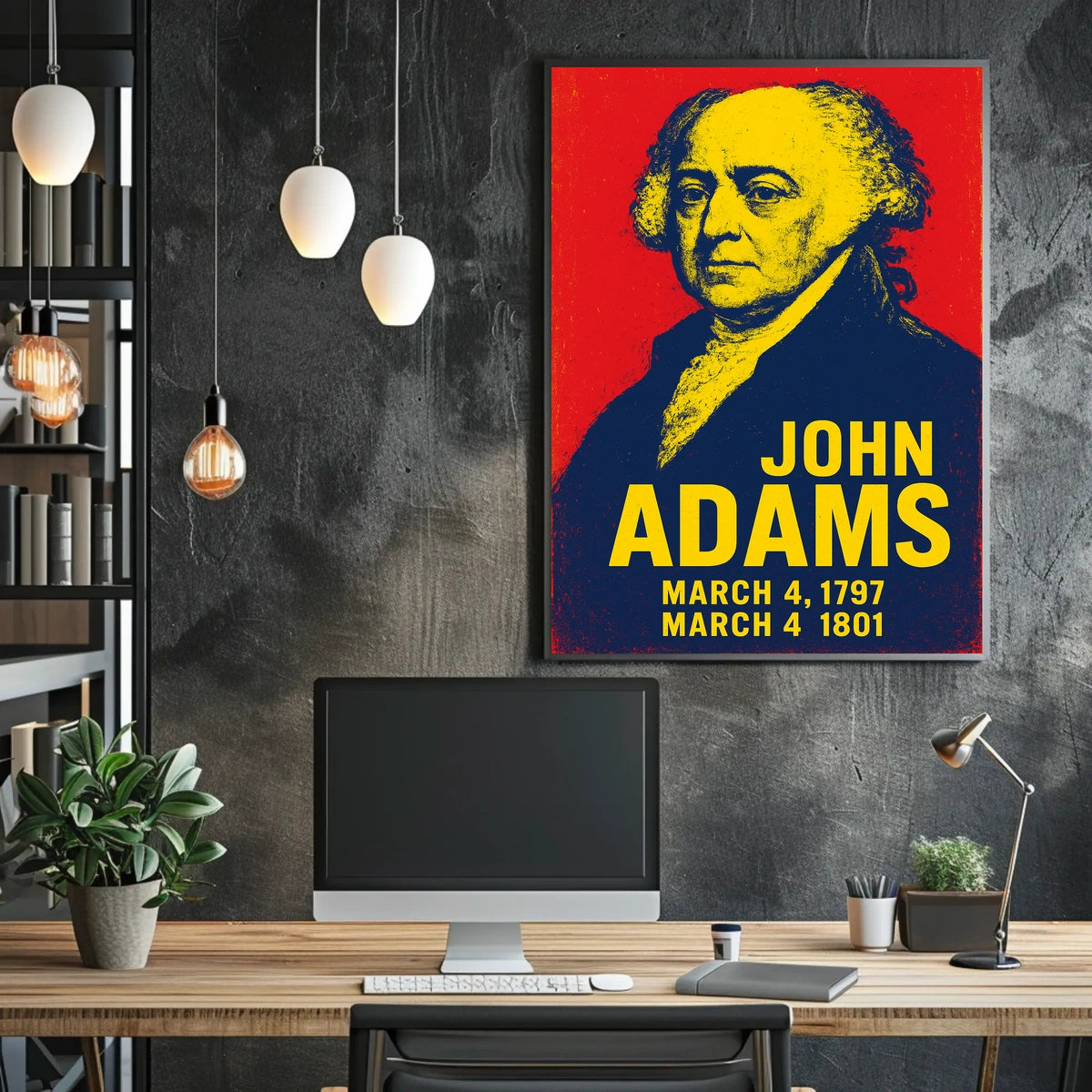 John Adams 2Nd President Poster