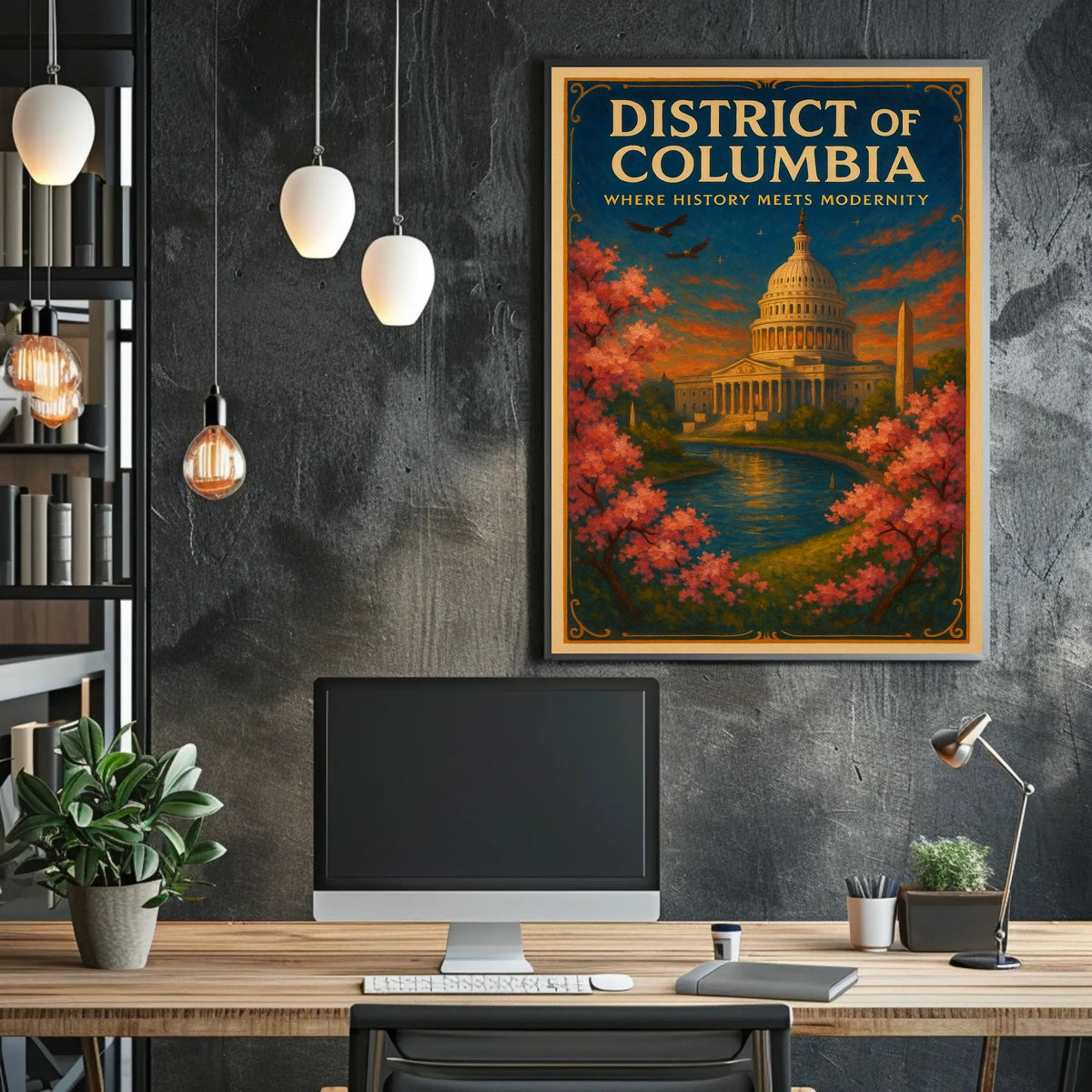 District Of Columbia Poster For History Lovers Modernity