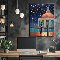 Starry Night Romance Poster
