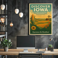 Discover Iowa Poster