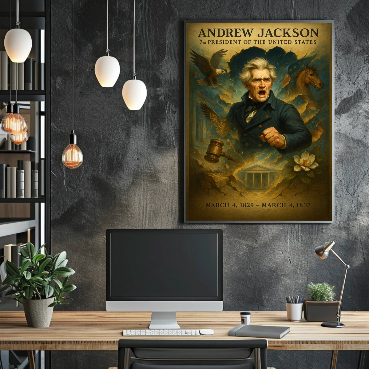 Andrew Jackson 7th President Poster