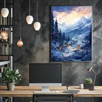 Winter Wonderland Village Poster