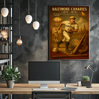 Baltimore Canaries The Diamond Pioneers Poster
