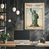 Statue of Liberty 1886 Poster PosterGoat